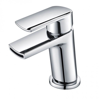 Leo Mini Mono Basin Mixer With Push Waste