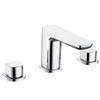 Muro 3 Hole Basin Mixer