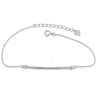 Plain Silver Bracelet