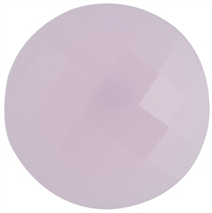 Checker Cut Gemstone Champagne Color- Coin