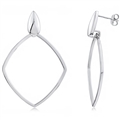 Plain Silver Earring