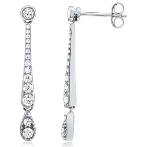 Silver Earring with CZ