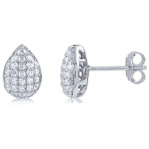 Silver Earring with CZ