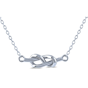 Sterling Silver Infinity Necklace