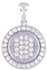 Silver Pendant with Micro Set Cubic Zirconia