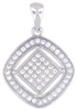 Silver Pendant with Micro Set Cubic Zirconia