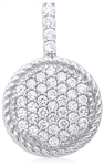 Silver Pendant with Cubic Zirconia