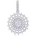 Silver Pendant With CZ