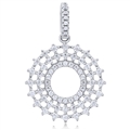 Silver Pendant With CZ