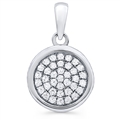 Silver Pendant With CZ