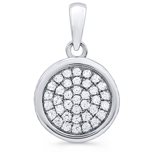 Silver Pendant With CZ