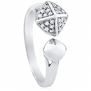 Silver Ring with Cubic Zirconia