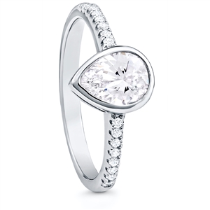 Silver Ring with CZ