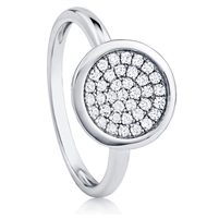 Silver Ring with CZ