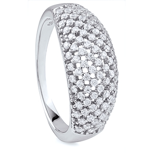 Silver Ring with CZ