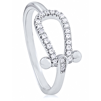 Silver Ring with CZ