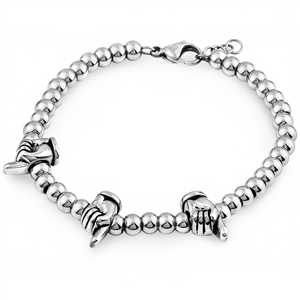 Stainless Steel Bracelet With Three Hands