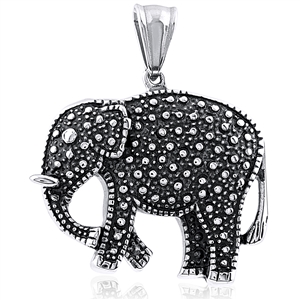 Stainless Steel Elephant Pendant