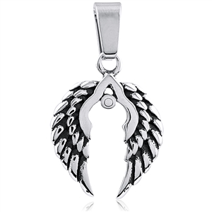 Stainless Steel Wings Pendant