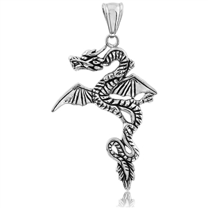 Stainless Steel Dragon Pendant