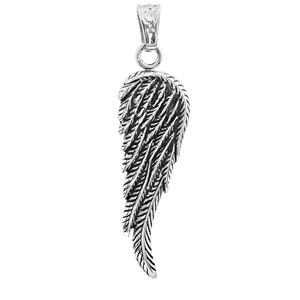 Stainless Steel Wing Pendant