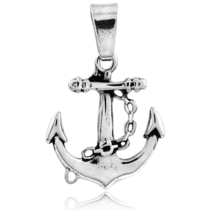 Stainless Steel Pendant -Anchor