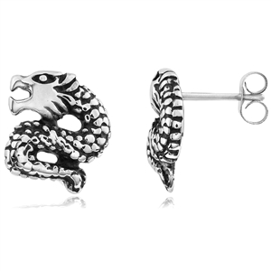 Stainless Steel Studs - Dragon