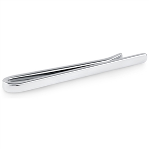 Brass Rhodium Plated Tie Bar