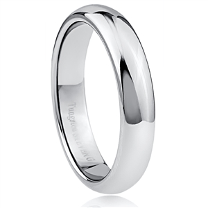 Tungsten Carbide Ring - 4mm wide
