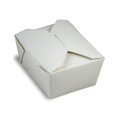 EcoSource The Box #1 White Take Out Container