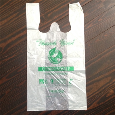 Compostable Natur-Bag T Shirt Bag