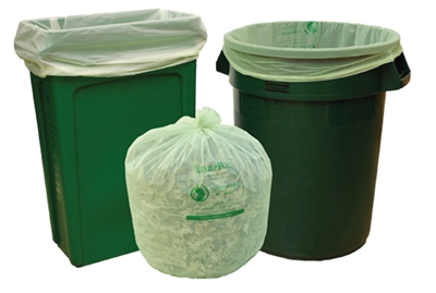 Compostable Natur-Bag 33 Gallon Trash Can Liner