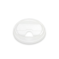 Compostable Clear Cold Cup Sippy Lid