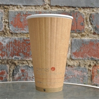 Planet+ Compostable Insulated Hot Cup 20 oz