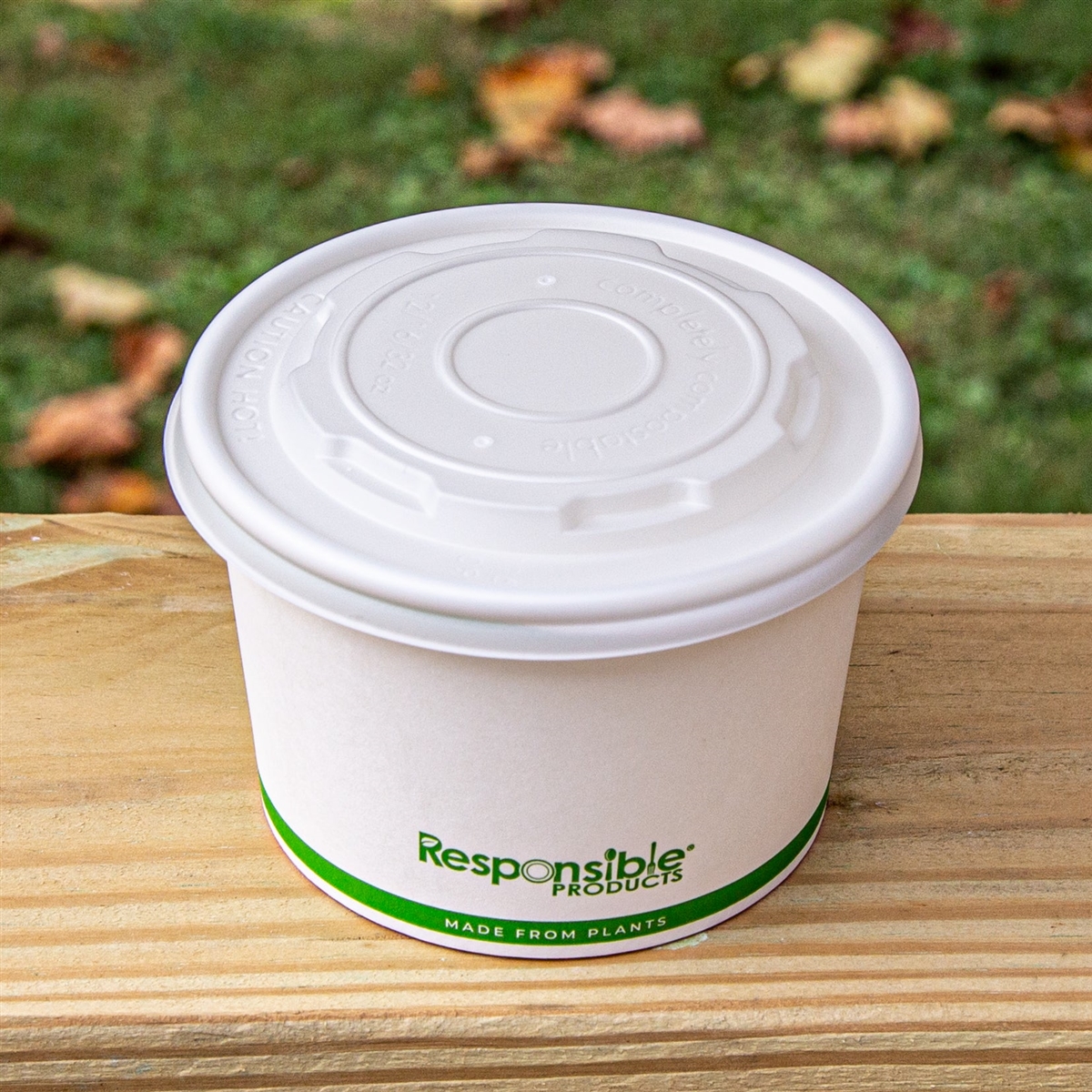 Planet+ Compostable Lid for 12/16/32 oz Food Containers