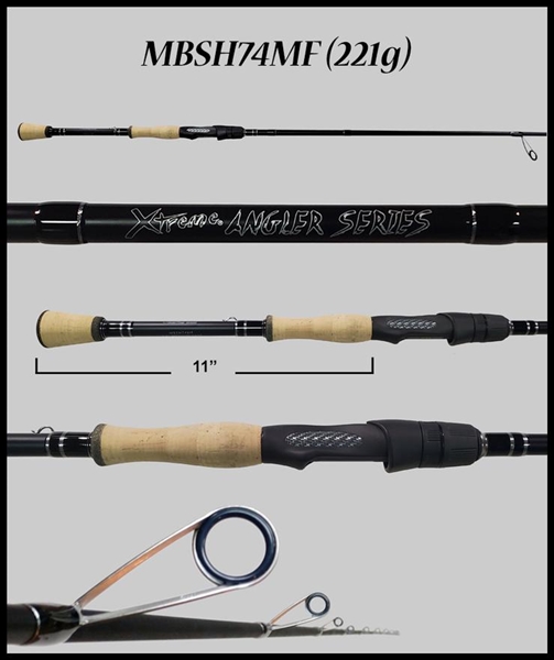 MBSH74MF - 7'4" Medium Fast Spinning Rod