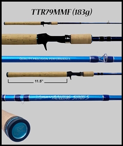 TTR79MMF - 7'9" Medium-Mod Fast Telescopic Trolling Rod