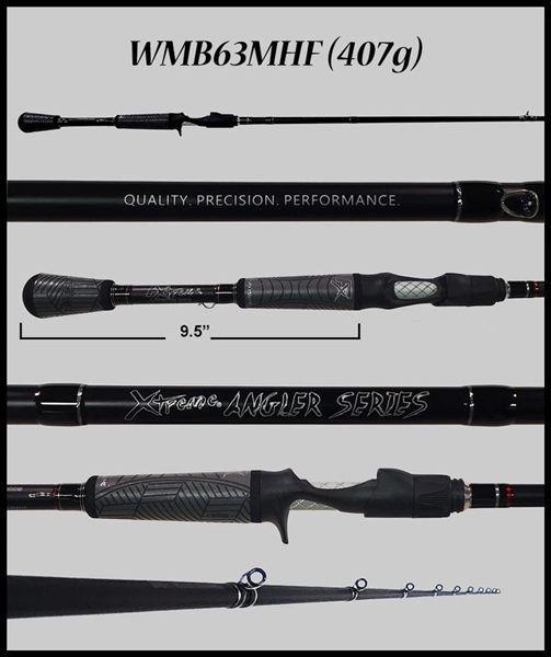 WMB63MHF - 6'3" Medium Heavy Fast Casting Rod