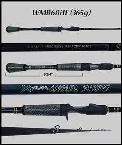 WMB68HF - 6'8" Heavy Fast Casting Rod