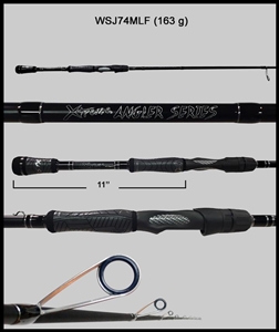 WSJ74MLF - 7'4" Medium Light Fast Spinning Rod