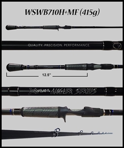 WSWB710H+MF - 7'10" Heavy-Plus Mod-Fast Casting Rod