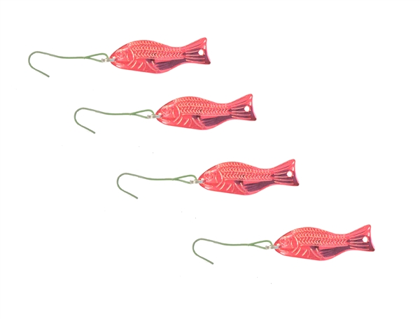 4 Pack of Red Goldfish Ornaments