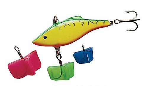  Fishing Treble Hook Bonnets, Protective Covers. 100-Pack.  Medium Size (Green) fits Hook Sizes 8-2, by AL's Goldfish Lure Company :  Sports & Outdoors