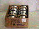 G27327 - Stitching Wire/Round/26 Gauge/On 5 lb. Spool/Tinned/Per Case of 10 Spools