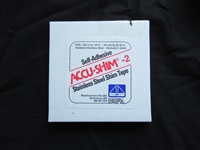 G34062 - Self-Adhesive Stainless Steel Shim Tape ACCU-SHIM 2 - .002" x 100 Feet (.05mm x 30.48m)