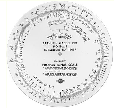 Proportional Scale - 8" Wheel