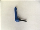 G51999 - Blue Handle/Plastic Adjustable-Position Handle with M6 x 1mm Threaded 30mm Long Stud/Each