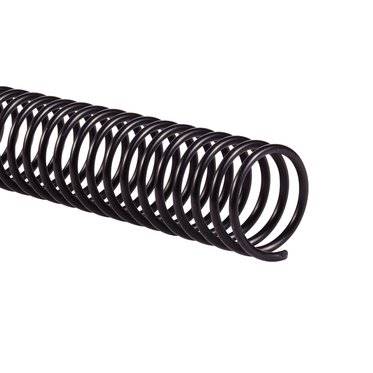 Spiral Plastic Coil 4:1 12" [16 mm (5/8"), Black] Box 100