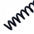 Spiral Plastic Coil 4:1 12" [40 mm (1-5/8"), Black] Box 100