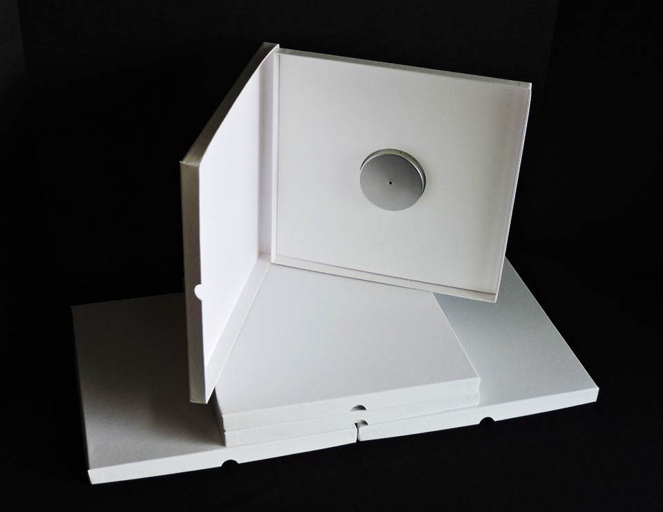 10 Audio Tape Reel Tan BOX with Post